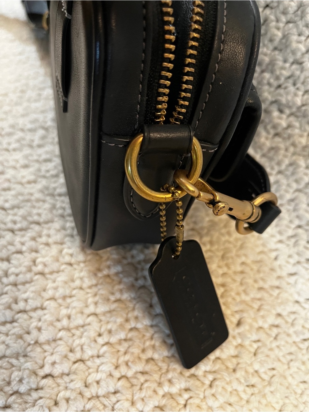 Coach 8640 Waist pack crossbody sling leather bag - Picture 7 of 9